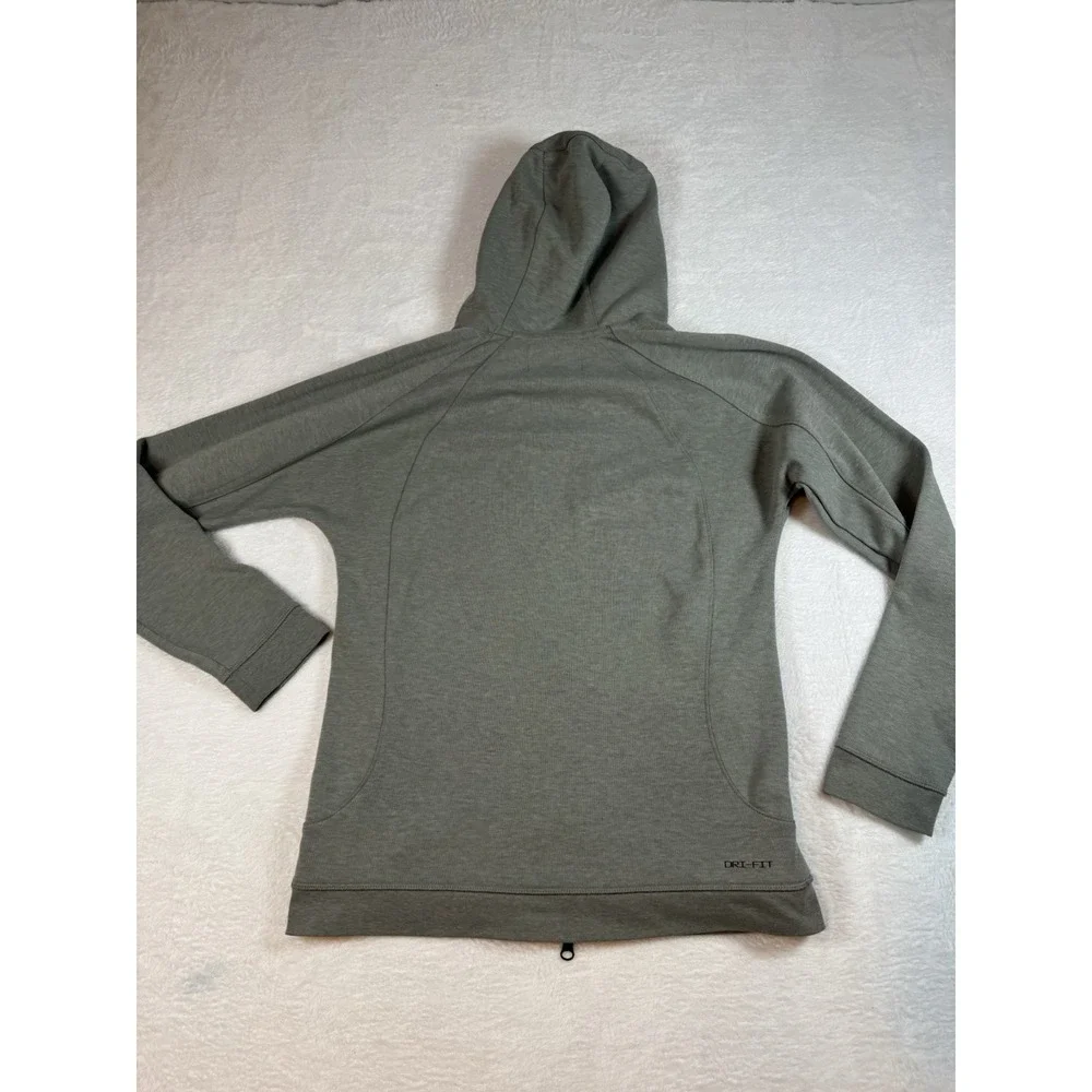 Jordan‎ Dri-FIT Hoodie Mens 2XL Gray Slim Fit Full Zip Jumpman Sweatshirt